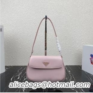 Buy Cheap Prada Cleo brushed leather shoulder bag with flap 1BD311 Lavender