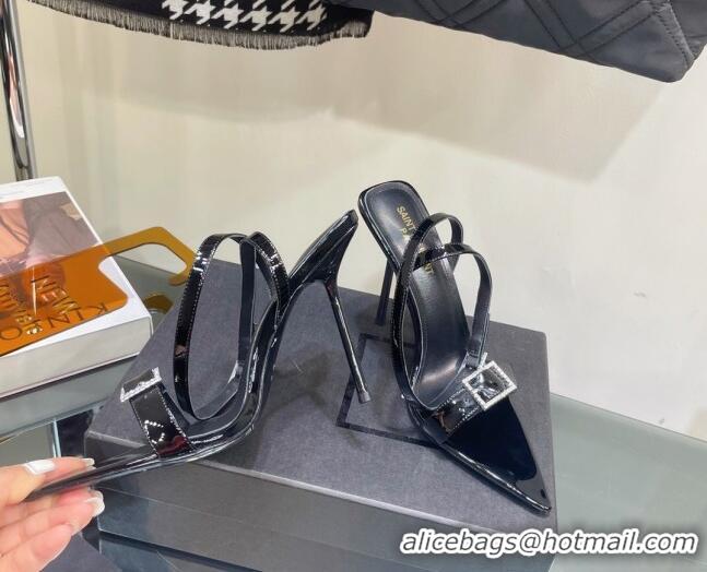 Best Price Saint Laurent Claude Pumps in Patent Leather 11.5cm Heel Black 1114059