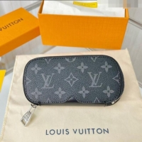 Grade Design Louis Vuitton GM Sunglasses Case/Pouch GI0654 Black Monogram Canvas 2022