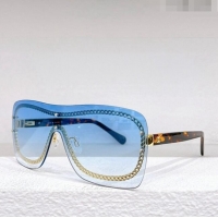 Super Quality Chanel Chain Sunglasses 4243 Light Blue 2023