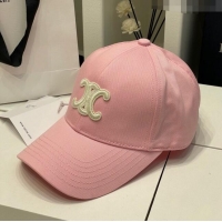 Best Price Grade Celine Baseball Hat C42807 Pink 2023