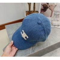 Grade Design Celine Logo Baseball Hat Light 0512 Blue/White 2023