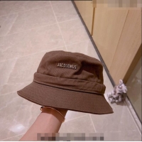 Grade Design Jacquemus Canvas Bucket Hat 0512 Brown 2023