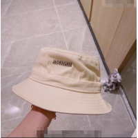 Low Price Jacquemus Canvas Bucket Hat 0512 Beige 2023