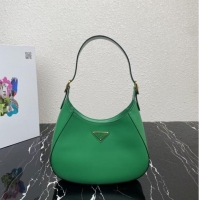 Big Discount Prada Leather shoulder bag 1BC179 green