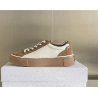 Most Popular Dior Walk'n'Dior Sneakers in Suede and Leather White/Brown 0321042
