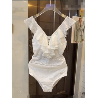 ​Popular Style Dior Lace Swimwear 0510 White 2023