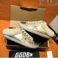 ​Reasonable Price Golden Goose Private EDT Sabots Sneakers in Leather and Shearling G0161 Gold 2022