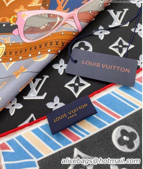 Trendy Design Louis Vuitton Fall For You Silk Square Scarf 90cm Black 2023