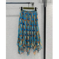 ​Buy Fashionable Gucci Silk Skirt G51903 Blue 2023