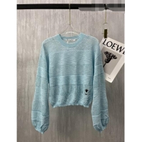 ​Traditional Specials Dior Knit Linen Sweater D53033 Blue 2023