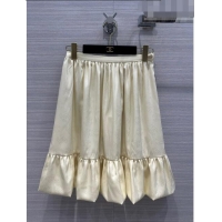 ​Good Product Chanel Skirt CH53003 Light Yellow 2023