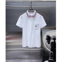 ​Top Quality Gucci Men's Cotton Polo Shirt M6324 White 2023