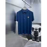 ​Reasonable Price Fendi Men's Polo Shirt M6329 Dark Blue 2023