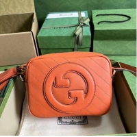 Well Crafted GUCCI BLONDIE SMALL SHOULDER BAG 742360 orange