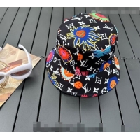 Most Popular Louis Vuitton "Faces" Bucket hat L8071 Black 2023