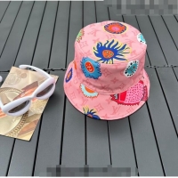 Luxury Discount Louis Vuitton "Faces" Bucket hat L8071 Light Pink 2023