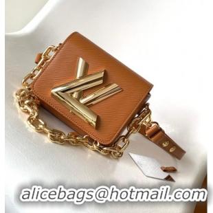 Top Quality Louis Vuitton Twist Lock XL M22297 Gold Miel Brown