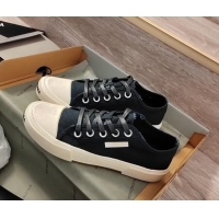 Discount Balenciaga Paris Low-top Sneakers in Destroyed Canvas with Shiny Lace Black 0524039