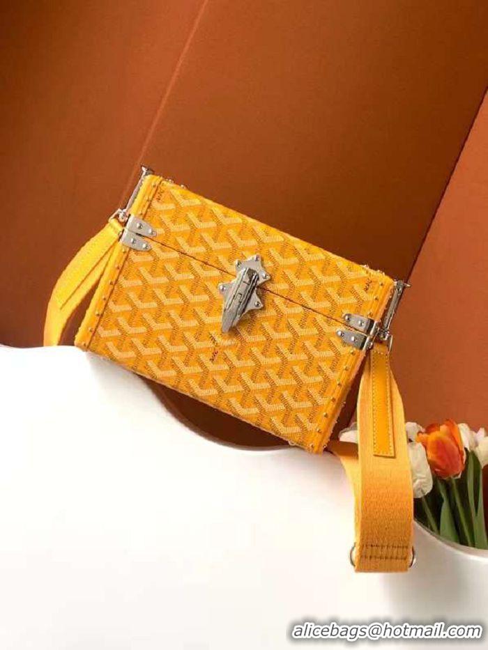 Well Crafted Goyard Cassette Trunk Bag GY8821 Yellow