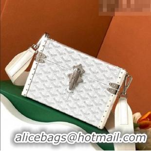 Well Crafted Goyard Cassette Trunk Bag GY8821 White