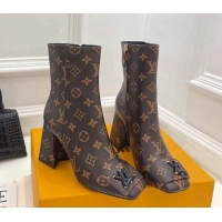 Low Price Louis Vuitton Shake Heel Ankle Boots 9cm in Monogram Canvas 831038