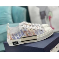 Good Quality Dior B23 Low-top Sneakers in Multicolor Oblique Canvas Blue/Red/Yellow 236210