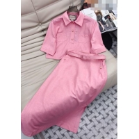 ​Top Quality Gucci Top and Skirt G71143 Pink 2023