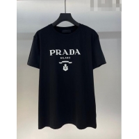 ​Top Quality Prada T-shirt P71704 Black 2023