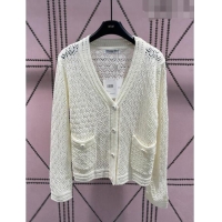 ​Buy Inexpensive Dior Knit Cardigan D83024 White 2023