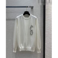​Low Price Dior Wool Sweater D9117 White 2023
