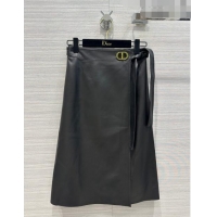 New Fashion Dior Lambskin Skirt D9106 Black 2023