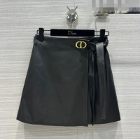 ​Good Looking Dior Lambskin Skirt D9105 Black 2023
