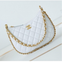 Super Quality Chanel HOBO HANDBAG AS4378 White