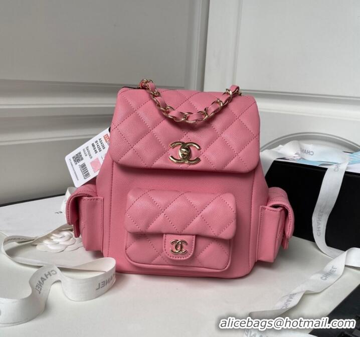 Buy Fashionable Chanel Small BACKPACK AS4399 Pink