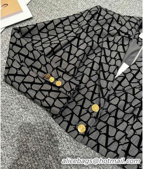 Good Product Valentino Jacket and Skirt V91515 Grey 2023