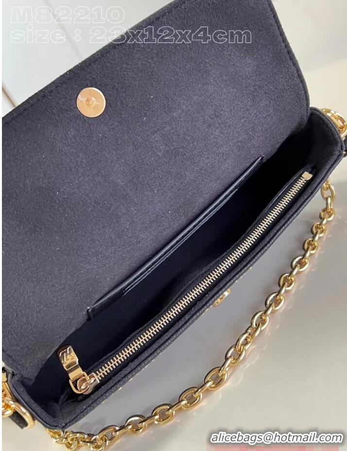 Unique Grade Louis Vuitton Wallet on Chain Ivy M82653 Black