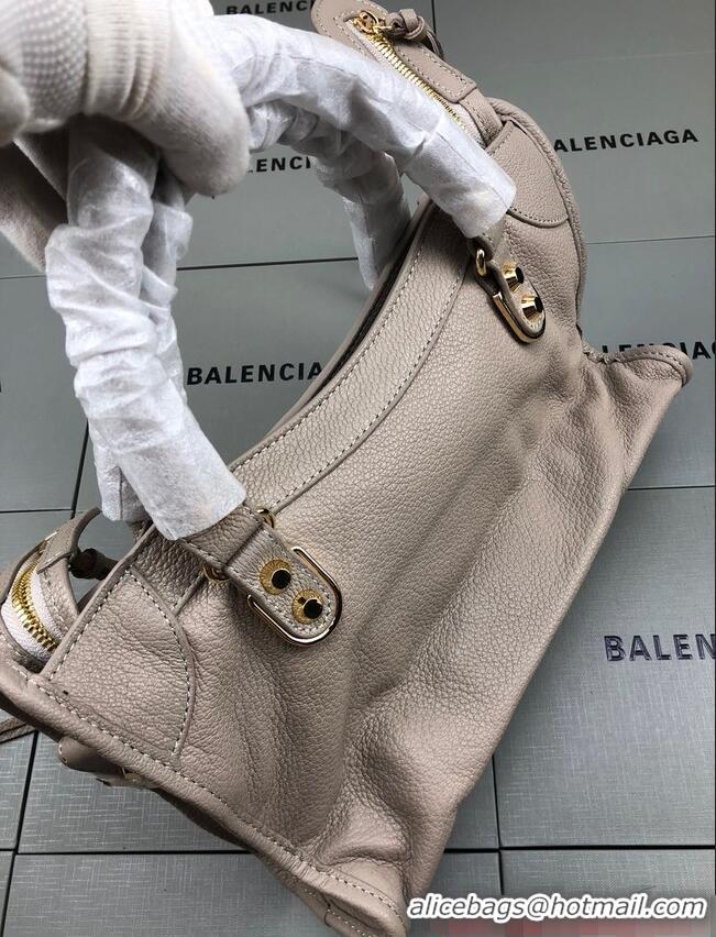 Pretty Style Balenciaga WOMENS NEO CLASSIC HANDBAG 06714 Gray