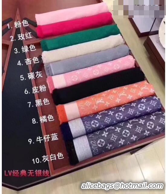 Wholesale Louis Vuitton Monogram Scarf LV103005 Pink 2023
