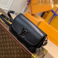 ​Grade Discount Louis Vuitton Epi Leather Buci Crossbody Bag M59386 Black