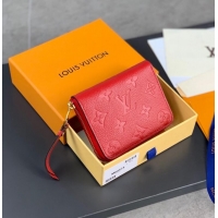 Hot Sell Cheap Louis Vuitton Zippy Coin Purse M60574 Red