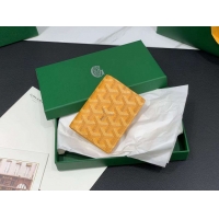 Promotional Goyard Saint-Marc Card Holders Wallet 8035 Yellow 2023 