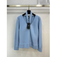 ​Luxurious Grade Fendi Cashmere Sweater F92710 Blue 2023