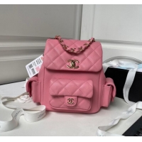 Buy Fashionable Chanel Small BACKPACK AS4399 Pink