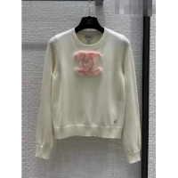 ​Discount Design Chanel Wool Sweater CH92543 White 2023