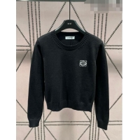​Famous Brand Loewe Knit Sweater L82506 Black 2023