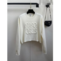 ​Best Product Loewe Wool Sweater L82503 White 2023