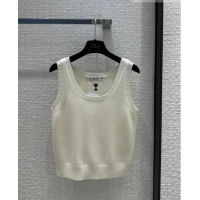 Unique Grade Dior Cashmere Vest D102001 White 2023
