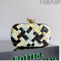 Promotional Bottega Veneta Knot Minaudiere Clutch in Foulard Intreccio Leather 717622 Multicolor 2023