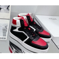 Purchase Celine CT-01 "Z" Trainer High Top Sneakers in Calfskin Black/Red 916018